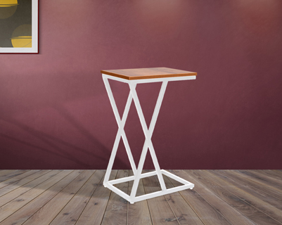 Cairo Accent Table White Color